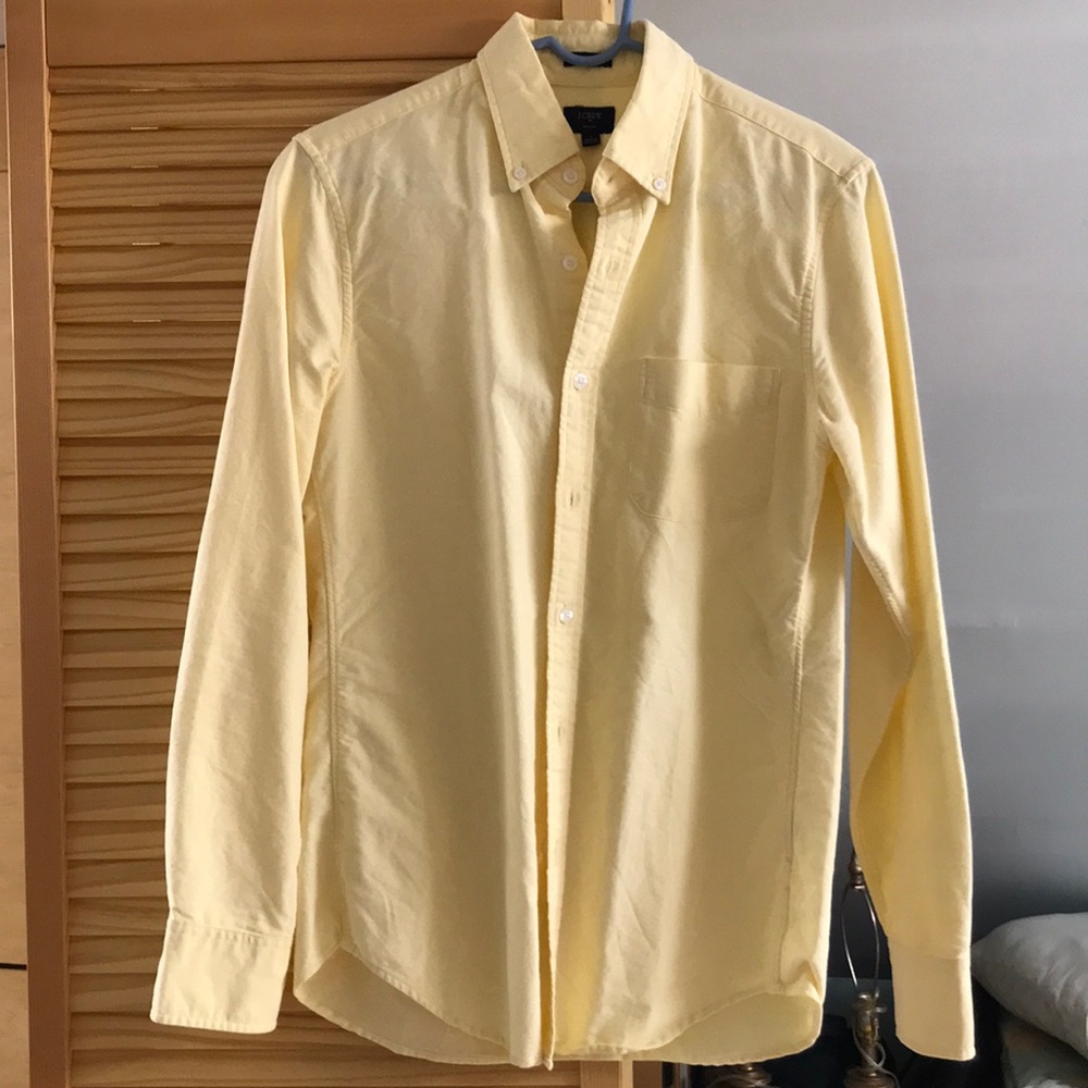 Yellow Button Up Shirt from J Crew